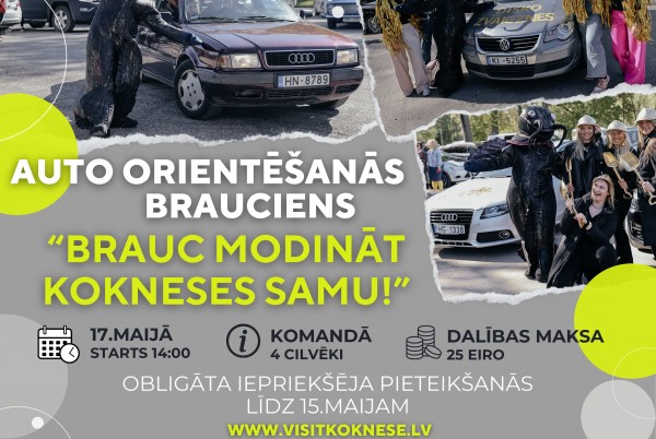 Auto orientēšanās Aizkraukles novadā